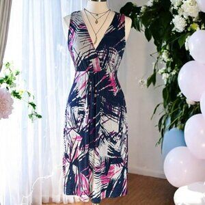 Pink & Blue Liz Lang Maternity Dress Size Large